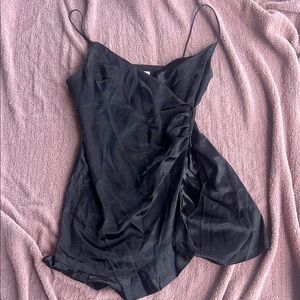 Elegant Black Slip Dress